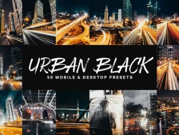 50 urban black free lightroom presets and luts