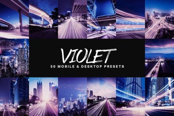 Violet Free Mobile and Photoshop Presets