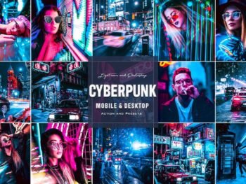 Cyberpunk Free Lightroom Mobile and Photoshop Presets