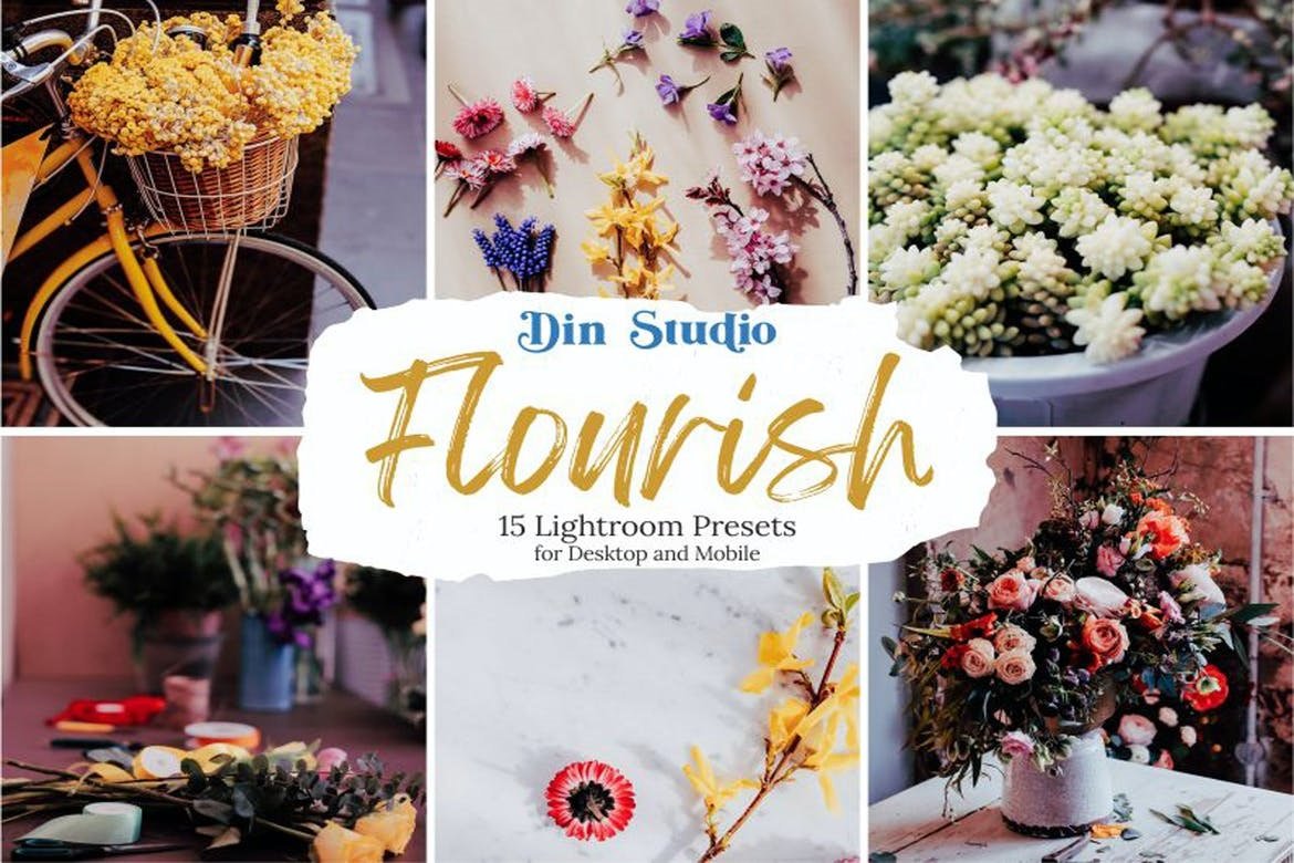 Flourish Free Lightroom Mobile and Photoshop Presets