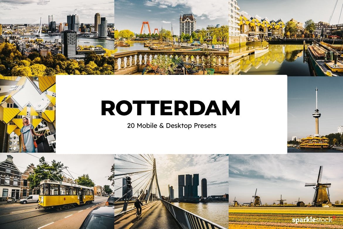 Rotterdam Free Lightroom Mobile and Photoshop Presets