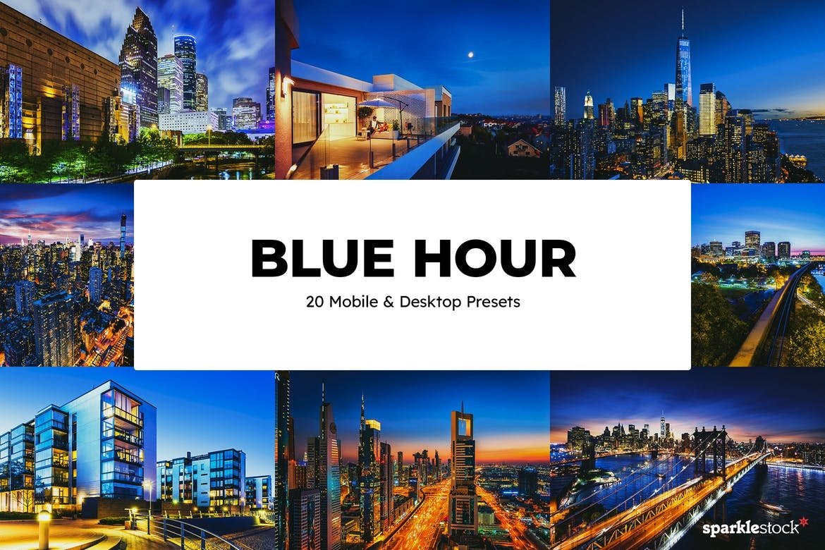 Blue Hour Free Lightroom Mobile and Photoshop Presets