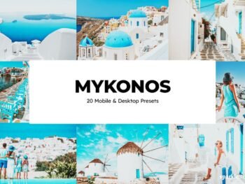 Mykonos Free Lightroom Mobile and Photoshop Presets