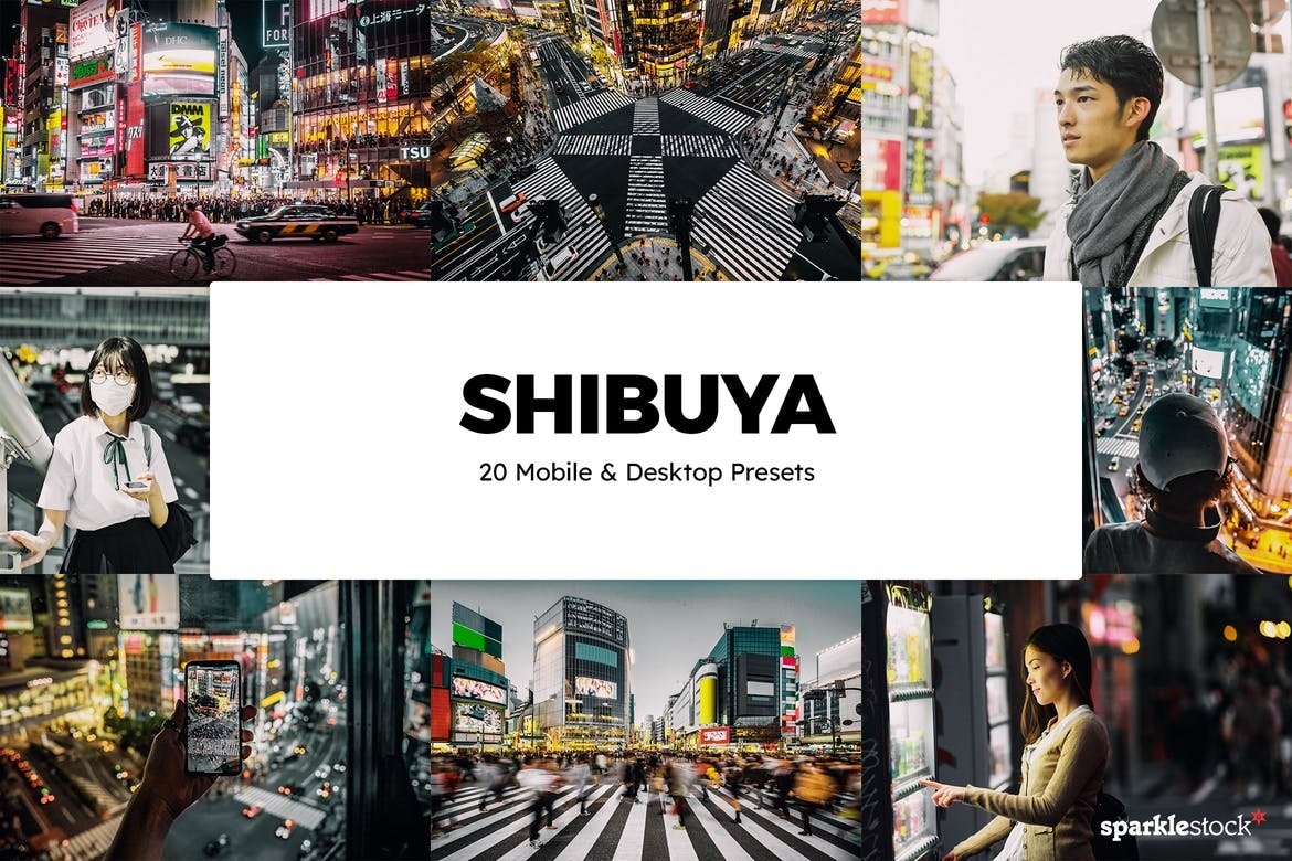 Shibuya Free Lightroom Mobile and Photoshop Presets