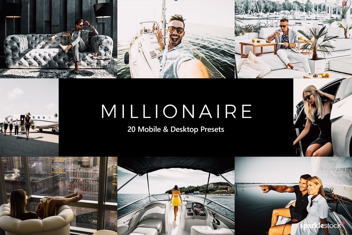 Millionaire Free Mobile and Photoshop Presets