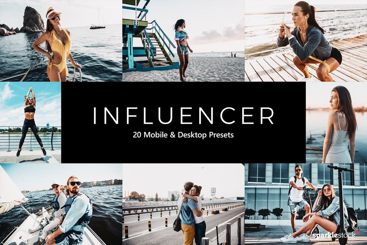 Influencer Free Mobile and Photoshop Presets