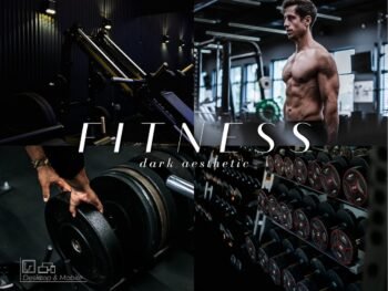 FITNESS Dark Aesthetic Lightroom Presets