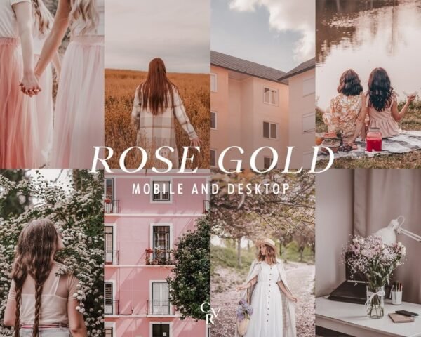 Create a Stunning Rose-Gold Aesthetic with Our Latest Preset