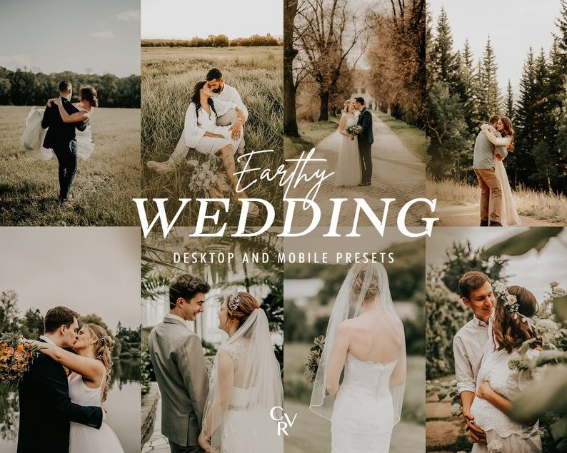 Earthy wedding free presets