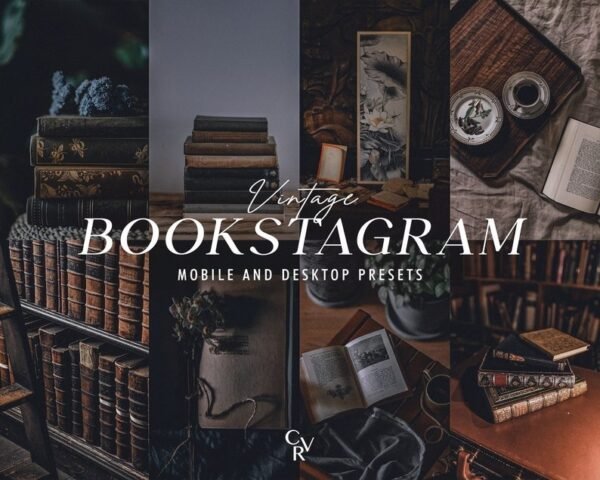 Vintage Bookstagram adventure Free Lightroom presets