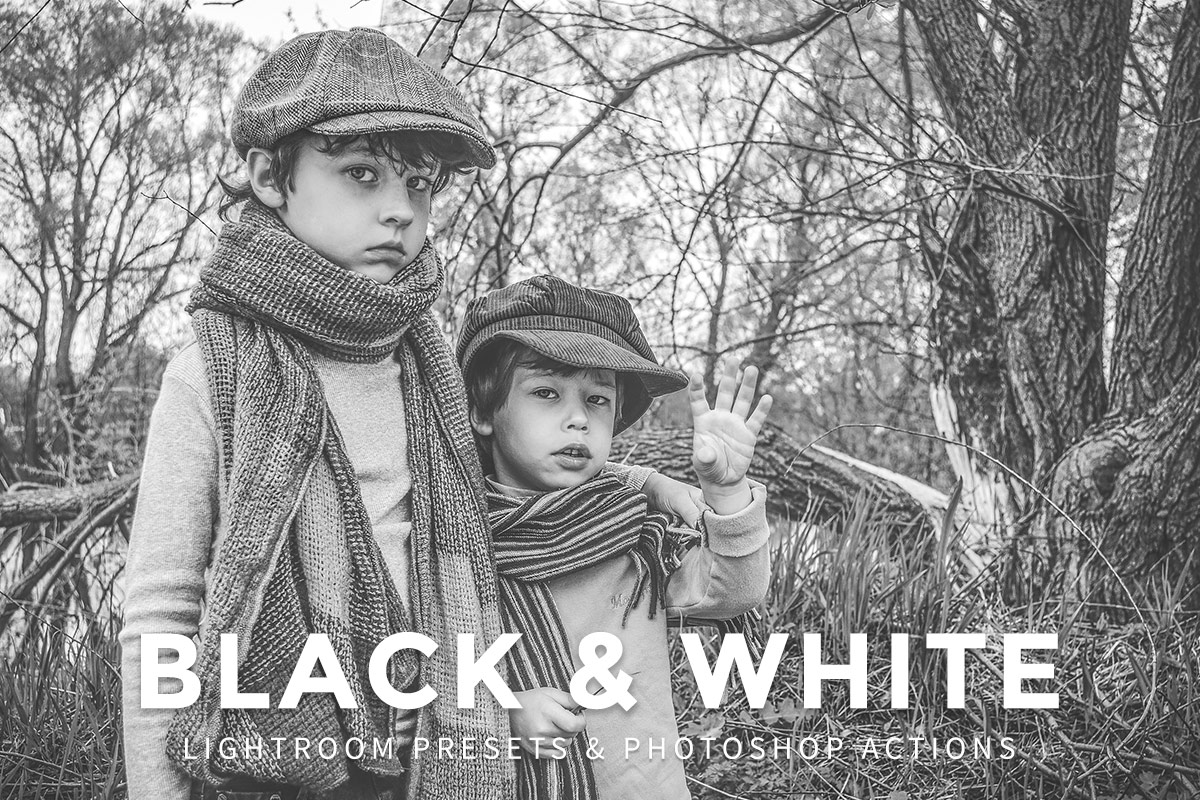 Classic Black and White Portrait Lightroom free Presets