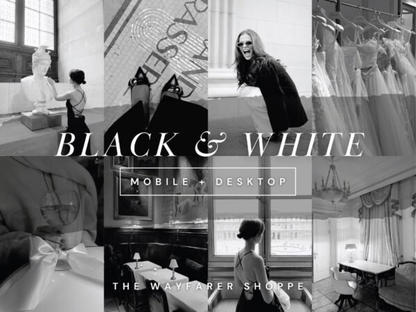 Black & White Lightroom Presets