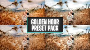 golden hour free presets